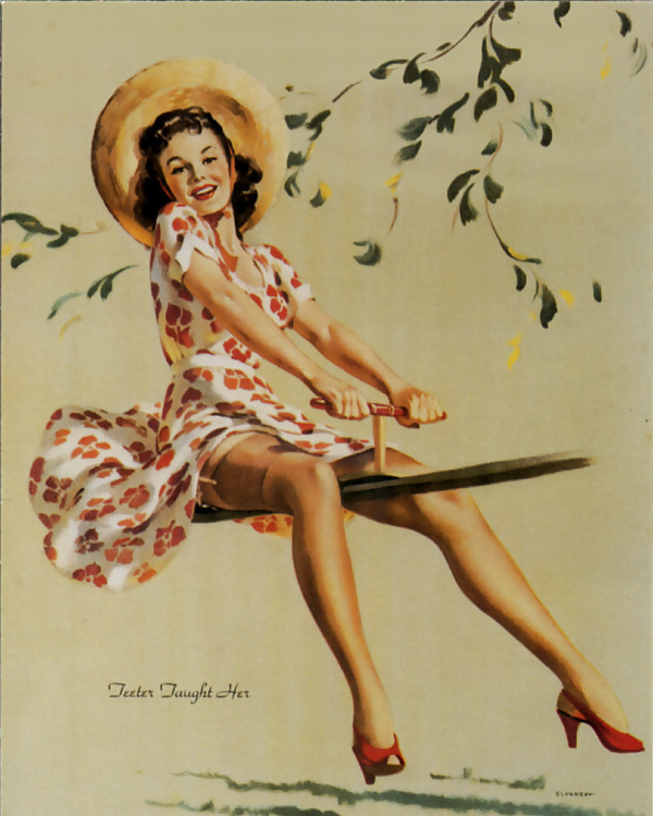 Vintage pin-up drawings 2 (non-nude) #7440258