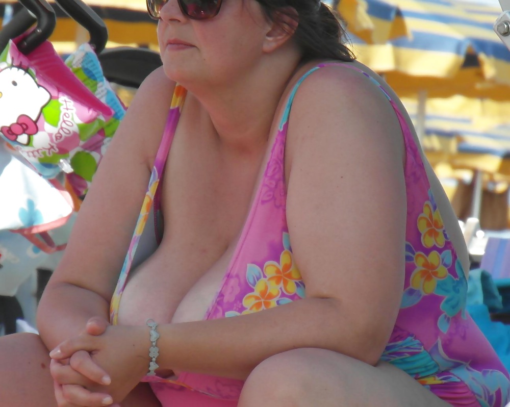 Beach BBW Granny Tits #20052927