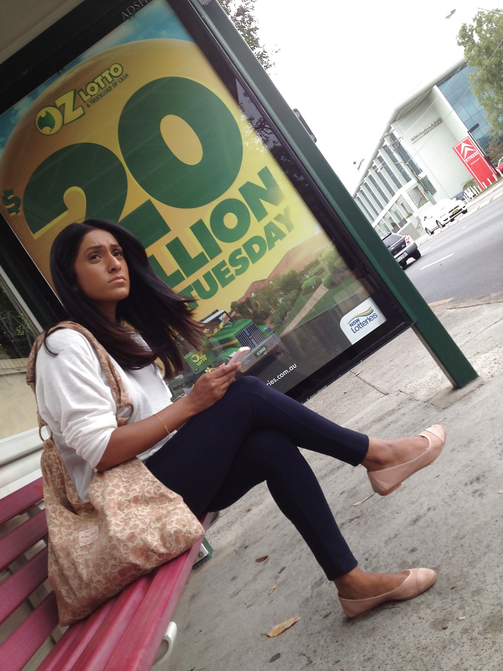 Bus stop hottie #16046464