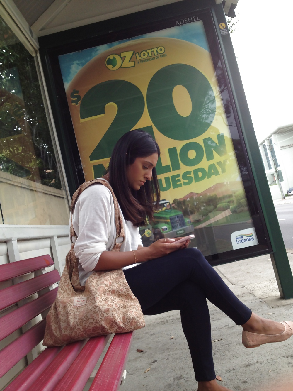 Bus stop hottie #16046548