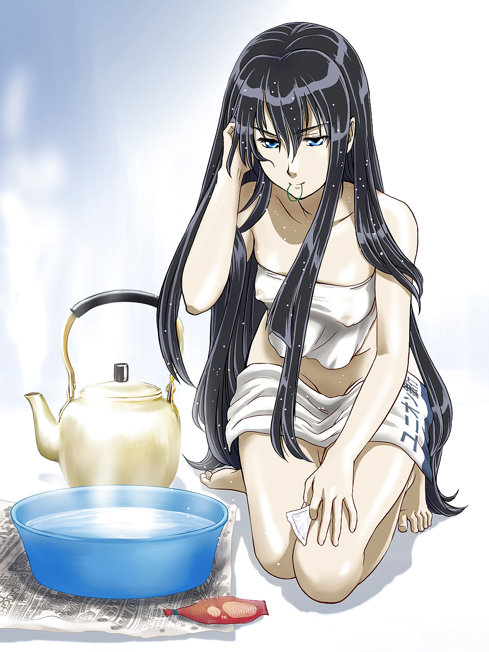 Hentai girls in bethrobe #3606277
