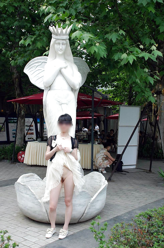 Chinesisch Heiße Frau Im Freien #4100360