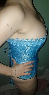 MILF  tits in a corset. #4584744