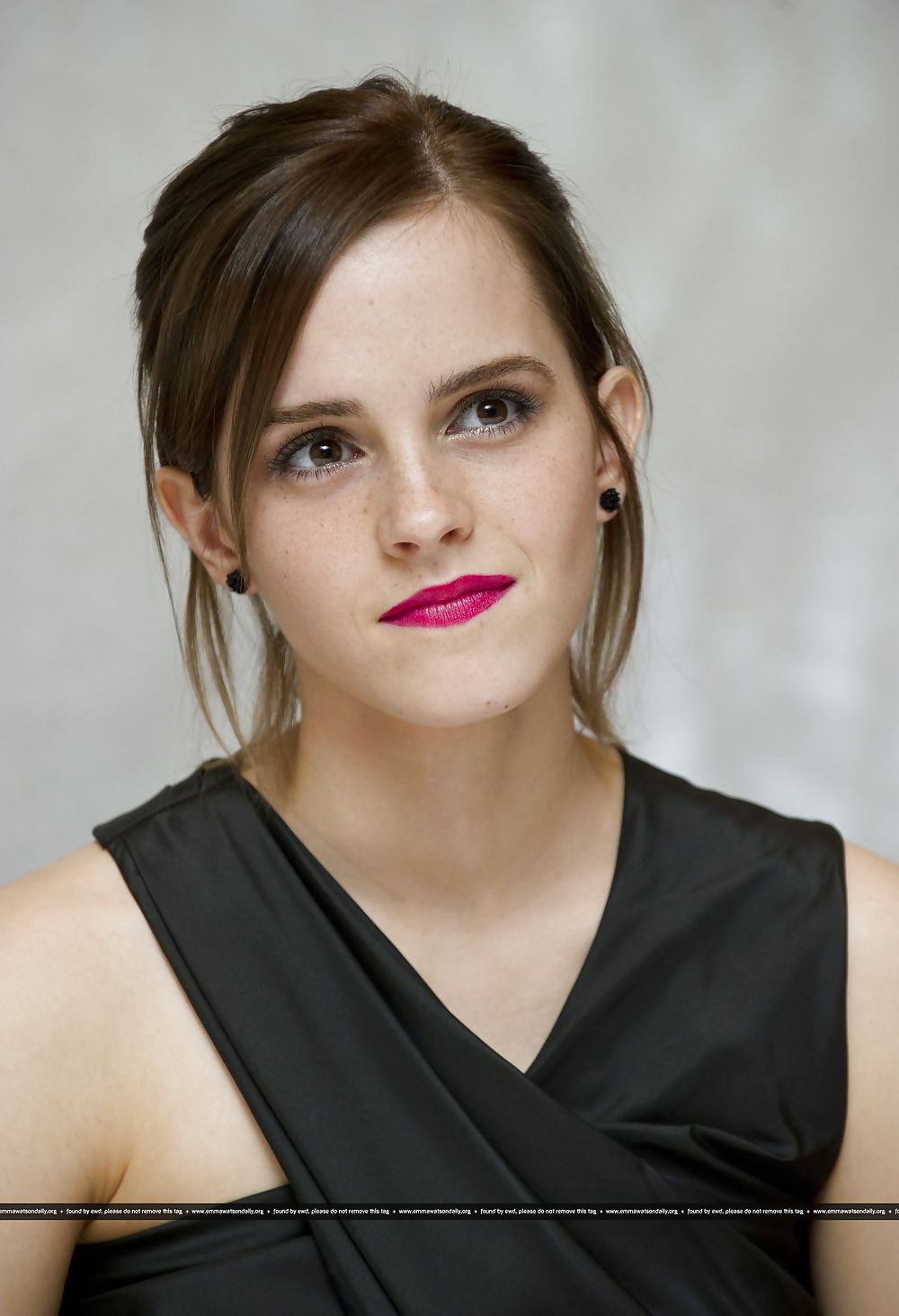 Emma Watson Schweren Roten Lippenstift #11378838