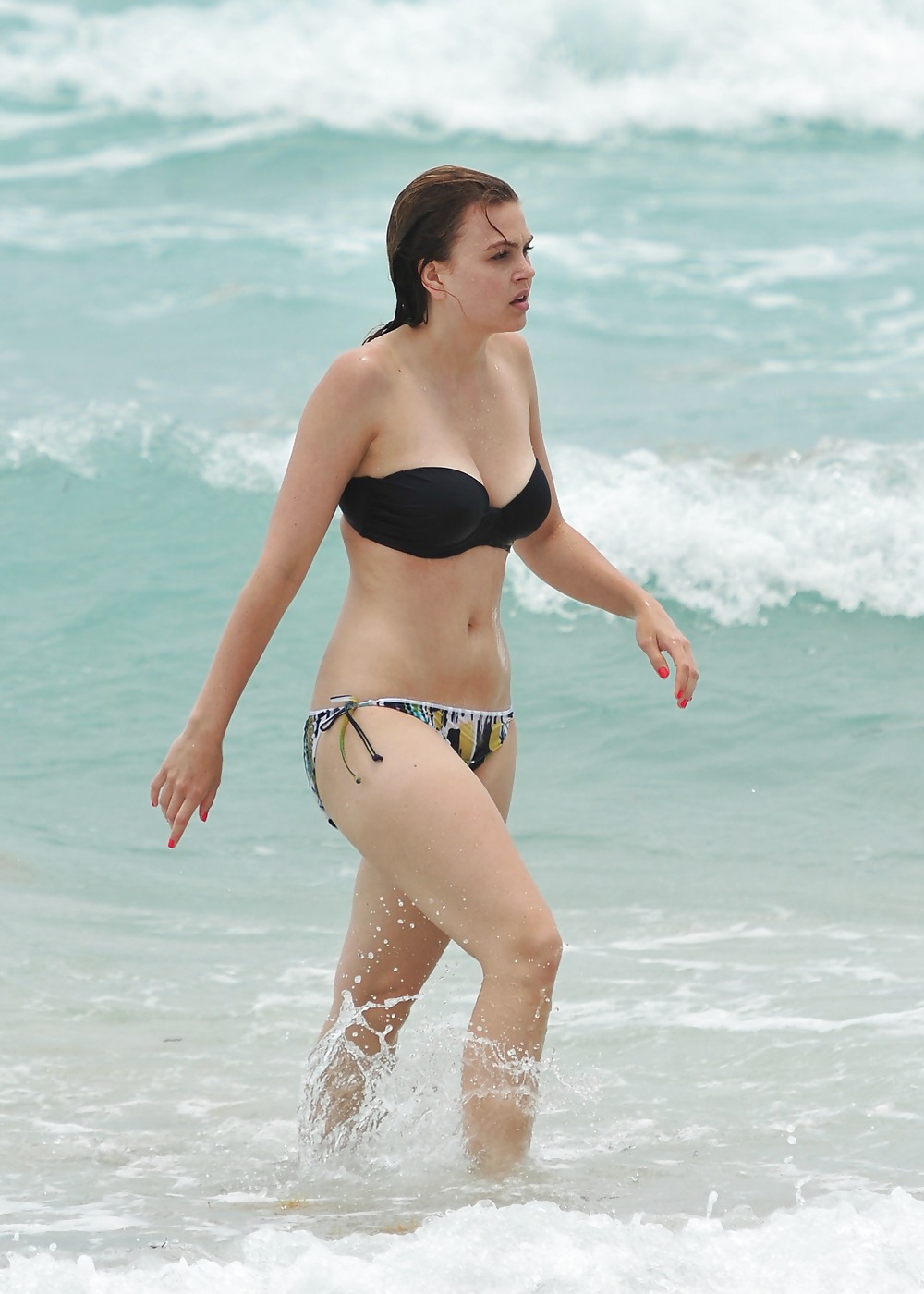Aimee Teegarden bikini at a Miami beach #4220857
