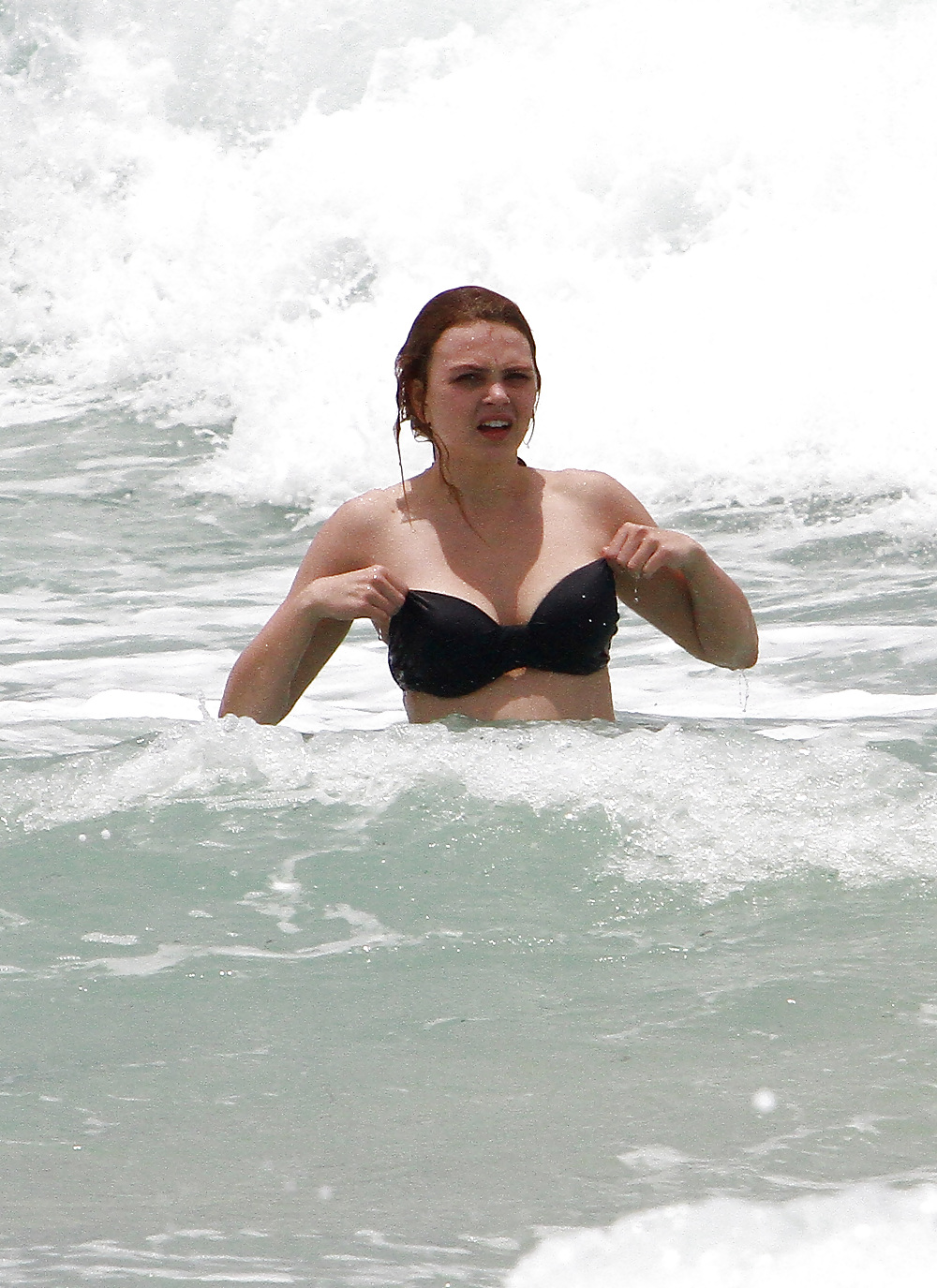 Aimee Teegarden bikini at a Miami beach #4220941