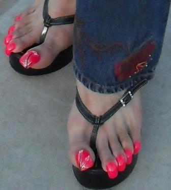 Latina and Brazilian with long nails and long toenails #16389785