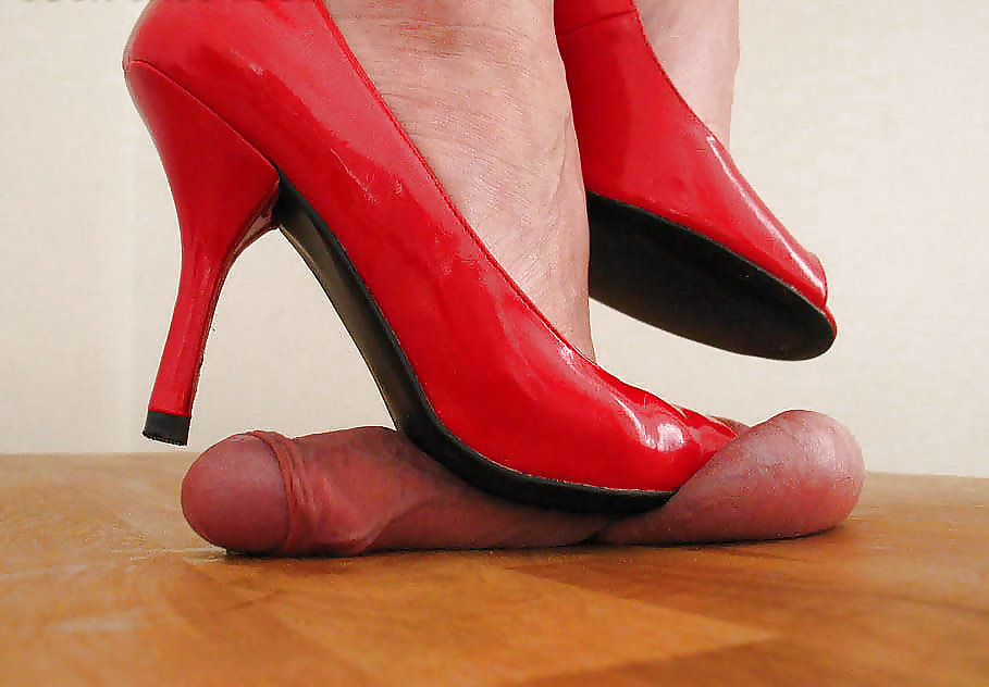 Females crushing cocks & balls with heels & bare toes #9847999