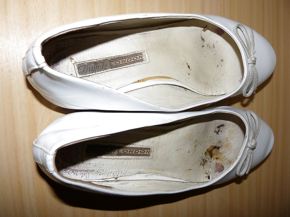 Wifes high heels shoes flats ballerinas feet 5 #17264668