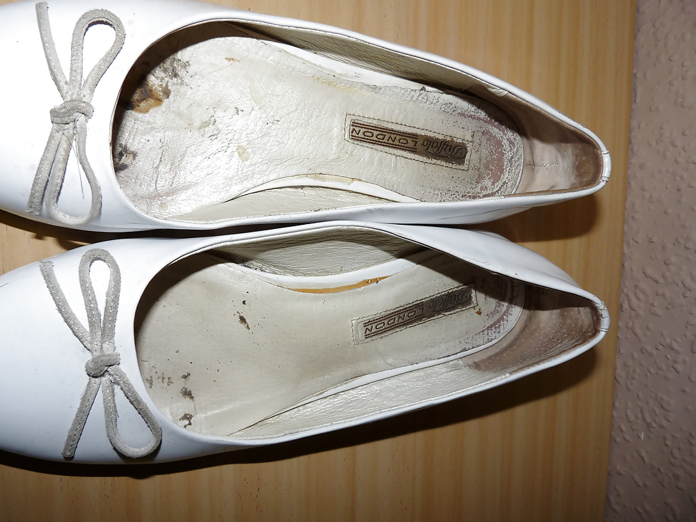 Wifes zapatos de tacón alto pisos bailarinas pies 5
 #17264680