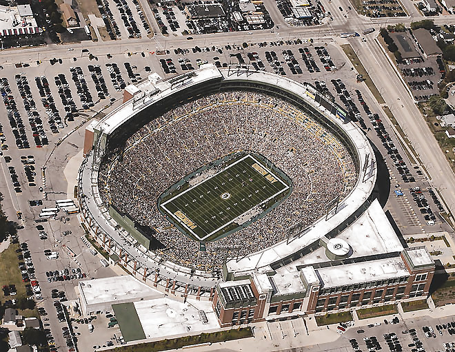 Lambeau Field-home of the champion Packers