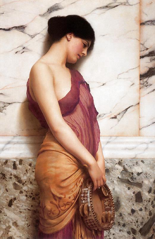 Painted Ero and Porn Art 19 - John-William Godward #7322636