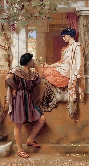 Painted Ero and Porn Art 19 - John-William Godward #7322658