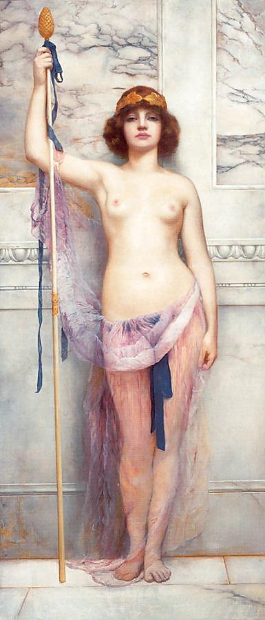 Painted Ero and Porn Art 19 - John-William Godward #7322693