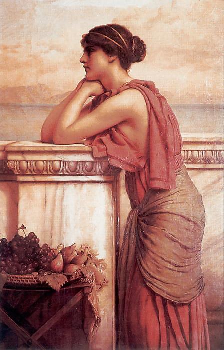 描かれたエロとポルノアート 19 - john-william godward
 #7322702