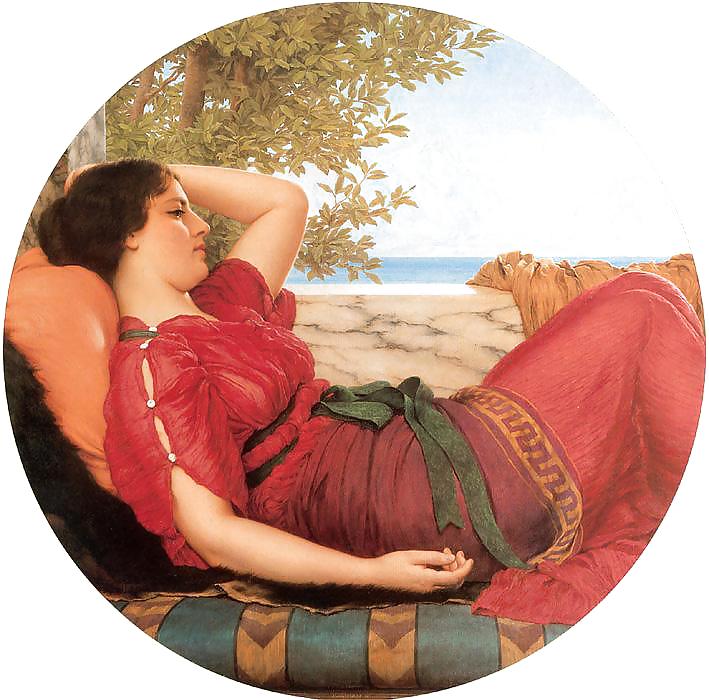 Painted Ero and Porn Art 19 - John-William Godward #7322734