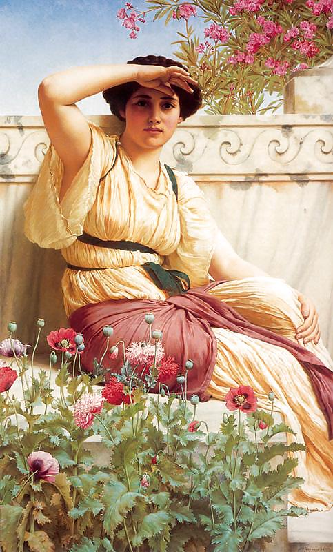 描かれたエロとポルノアート 19 - john-william godward
 #7322742