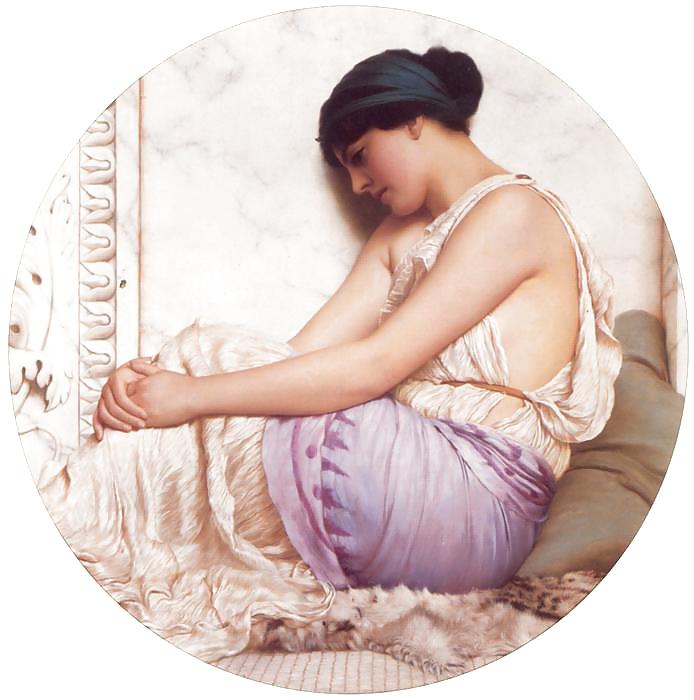 Painted Ero and Porn Art 19 - John-William Godward #7322750