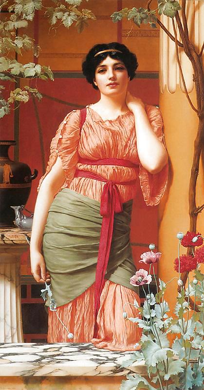 描かれたエロとポルノアート 19 - john-william godward
 #7322807