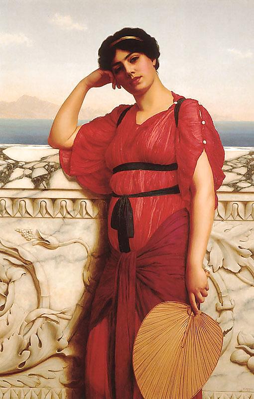 Painted Ero and Porn Art 19 - John-William Godward #7322816