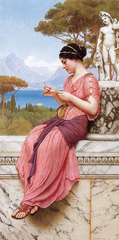 Painted Ero and Porn Art 19 - John-William Godward #7322846