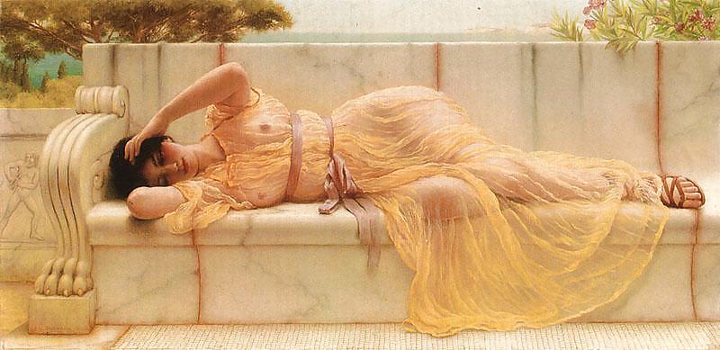 描かれたエロとポルノアート 19 - john-william godward
 #7322960