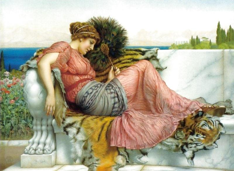 Painted Ero and Porn Art 19 - John-William Godward #7322996