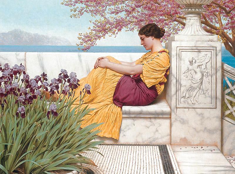 描かれたエロとポルノアート 19 - john-william godward
 #7323069