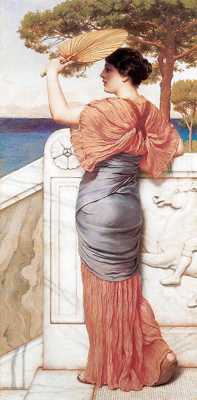 Painted Ero and Porn Art 19 - John-William Godward #7323092