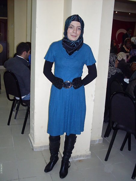 Turkish arab hijab turbanli asian kapali #18507240