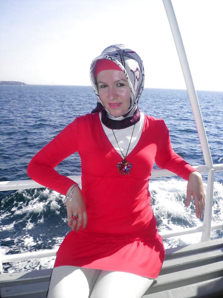 Türkisches Arabisches Hijab, Turban Tragenden Asiatisch Aus #18507253