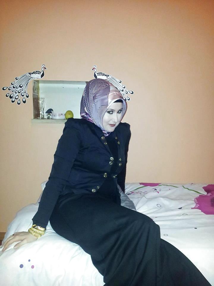 Turkish arab hijab turbanli asian kapali #18507294