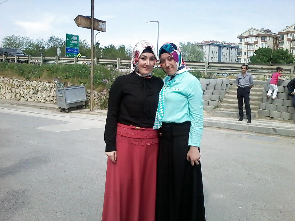 Turkish arab hijab turbanli asian kapali #18507315