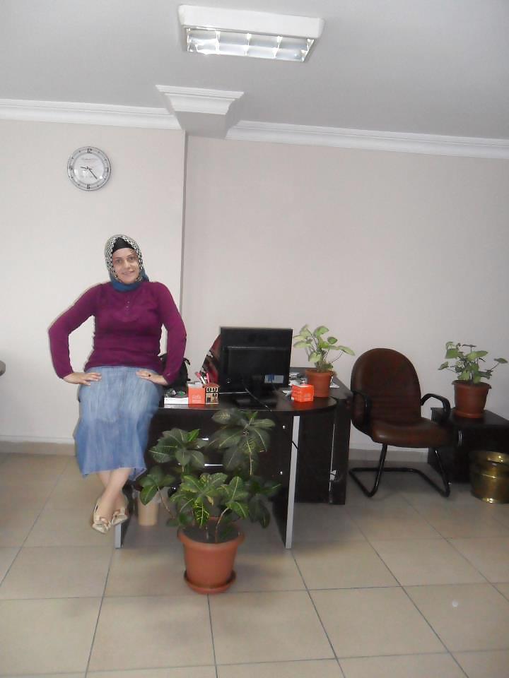 Turkish arab hijab turbanli asian kapali #18507344