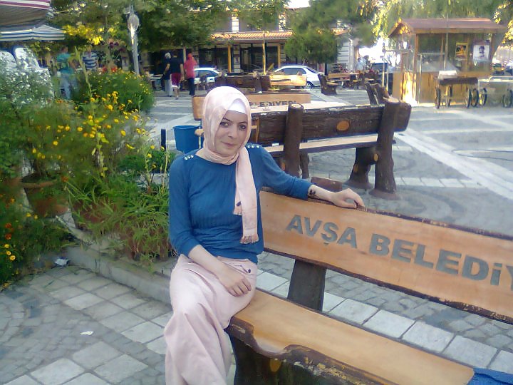 Turkish arab hijab turbanli asian kapali #18507434