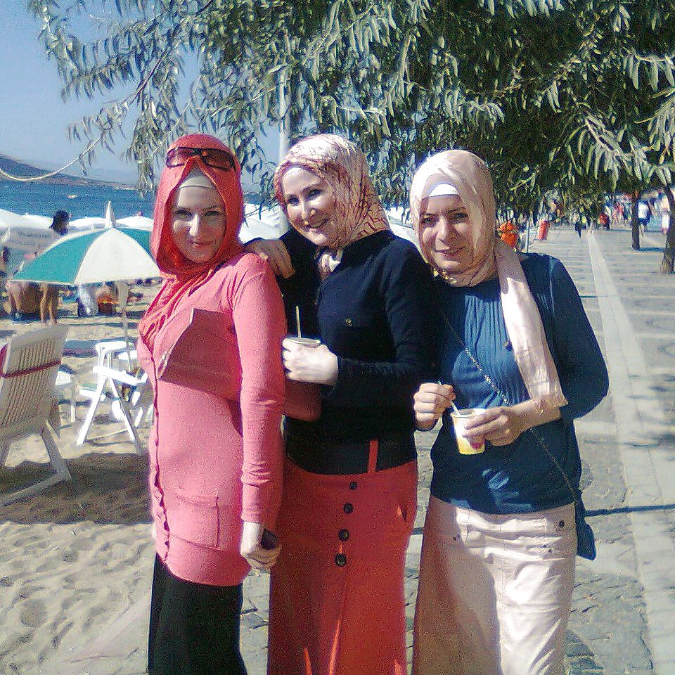 Turkish arab hijab turbanli asian kapali #18507445