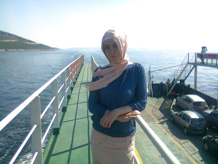 Turkish arab hijab turbanli asian kapali #18507455