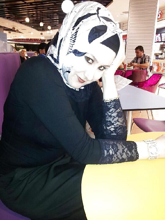 Turkish arab hijab turbanli asian kapali #18507465