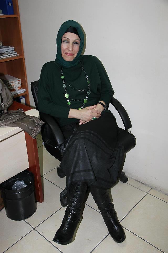 Turkish arab hijab turbanli asian kapali #18507471