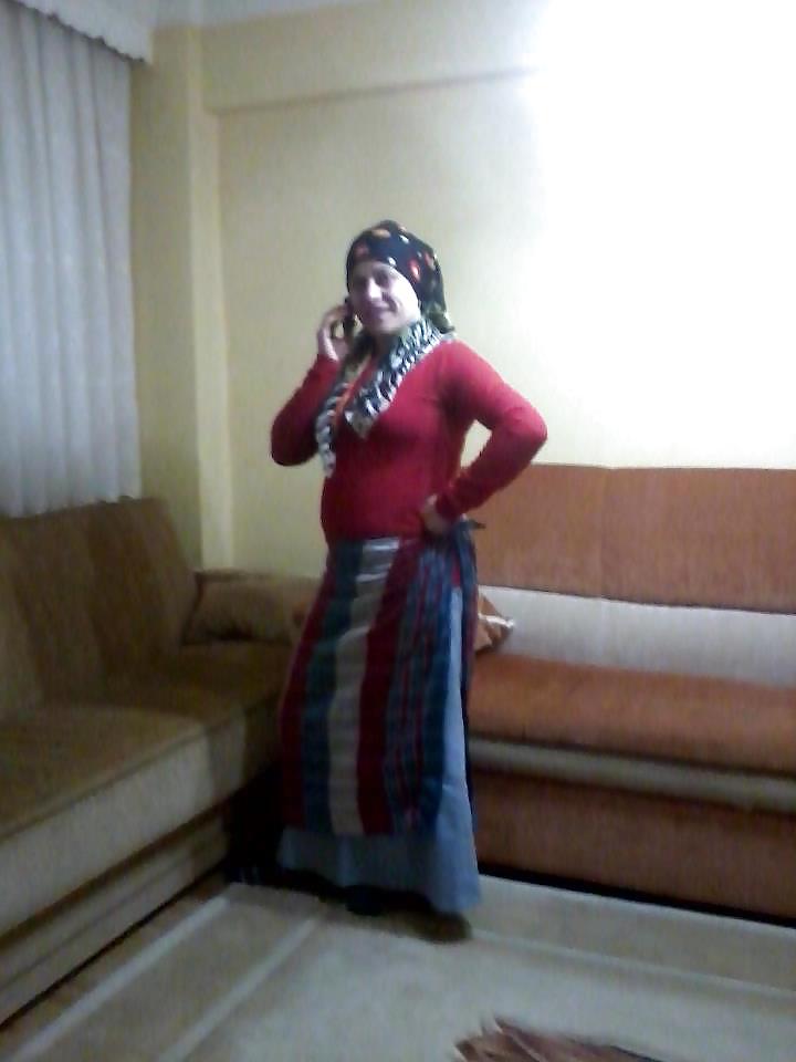 Turkish arab hijab turbanli asian kapali #18507535