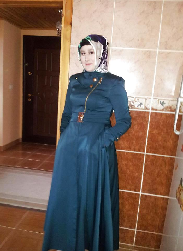 Turkish arab hijab turbanli asian kapali #18507564