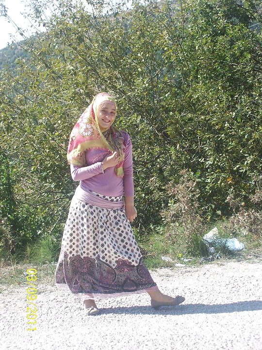 Turkish arab hijab turbanli asian kapali #18507589