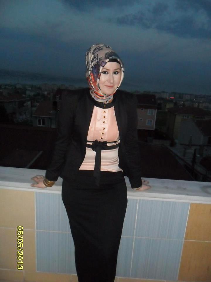 Turkish arab hijab turbanli asian kapali #18507691