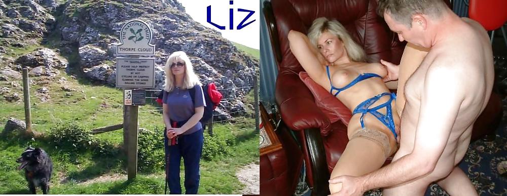 UK wife Liz showing #3795575