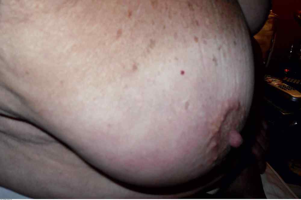 Huge Tits Granny Marti's Big Always Hard Nipples #12773026