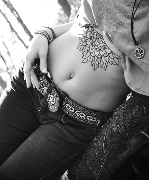 Hiding tiring her tattoos #9413939