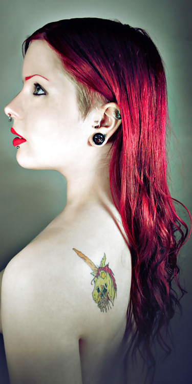 Hiding tiring her tattoos #9413951