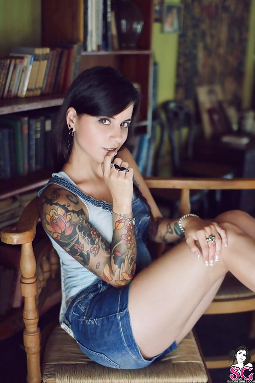 Lovely tattooed girl #22445455