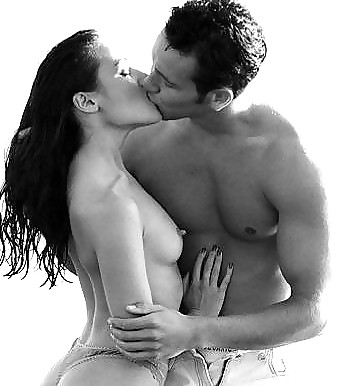 Erotic Sensual Kisses in Black&White - Session 1 #3523870