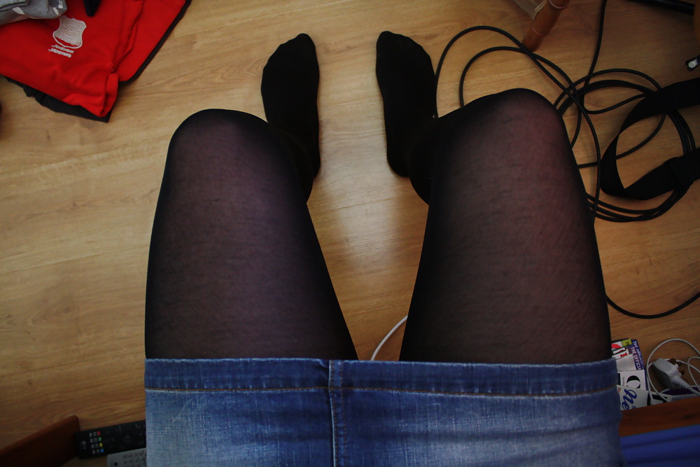 My sister's tights and skirt #9664765